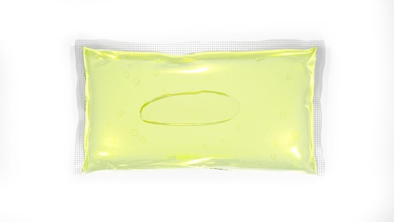 aqua chempacs dissolving cleaner close up